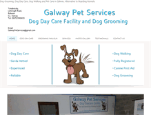 Tablet Screenshot of galwaypetservices.com